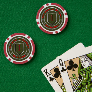 Lot De Jeton De Poker 1re division d'infanterie