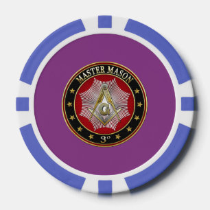 Lot De Jeton De Poker [400] Master Mason - Carré et camionnettes 3e degr