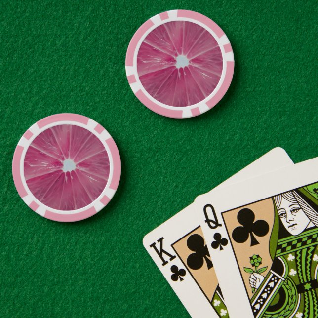 Lot De Jeton De Poker Acitrus rose (Table de poker (double))