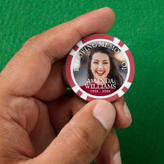 Lot De Jeton De Poker Add Photo Custom Memorial