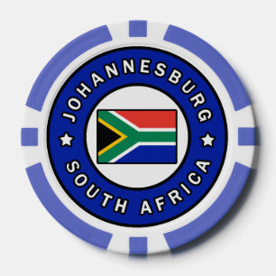 Lot De Jeton De Poker Afrique du Sud de Johannesburg