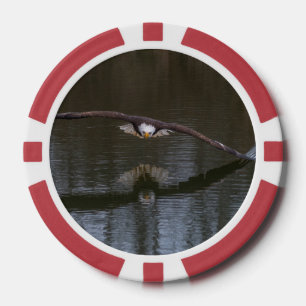 Lot De Jeton De Poker Aigle de Bald en vol