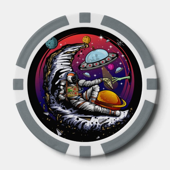 Lot De Jeton De Poker Aimant en pierre. (Recto)