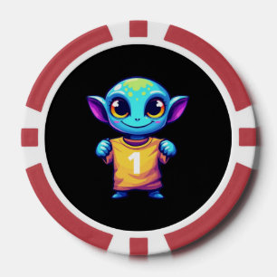 Lot De Jeton De Poker Alien de Lil