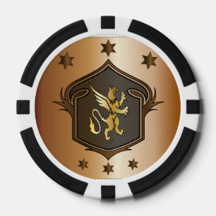 LOT DE JETON DE POKER ANNIVERSAIRE DE LA CRÈTE D'OR OCCASIONS CHIPS
