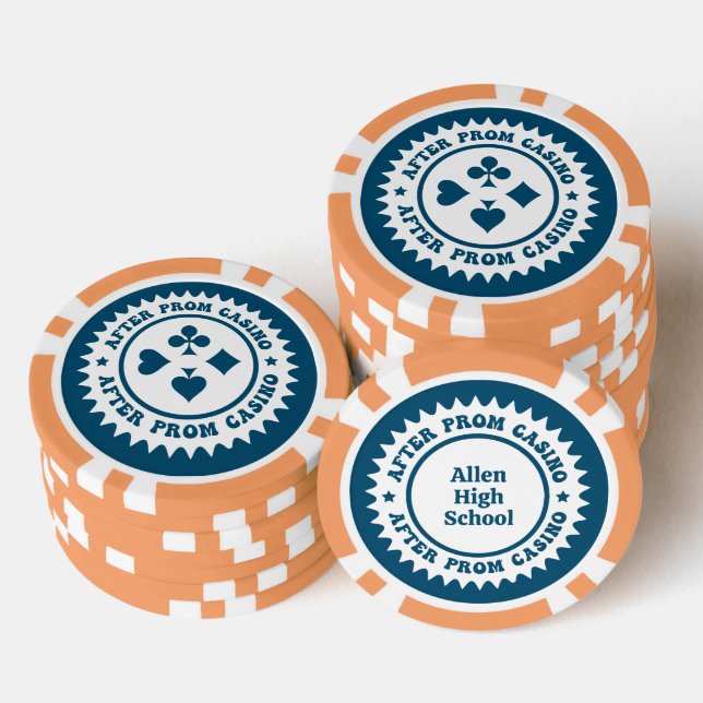Lot De Jeton De Poker Après Prom Custom Poker Chips (Empiler)