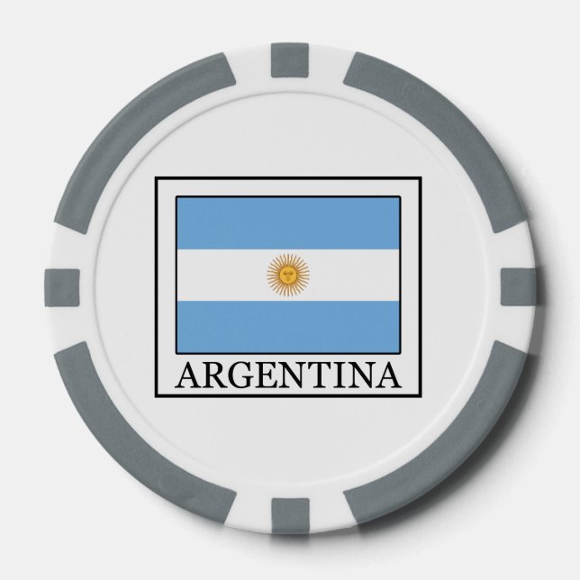 Lot De Jeton De Poker Argentine (Recto)