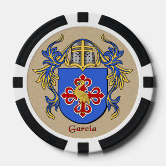 Lot De Jeton De Poker Armoiries héraldiques Garcia