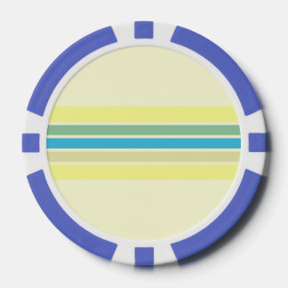 Lot De Jeton De Poker art moderne rayures