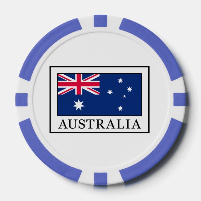 Lot De Jeton De Poker Australie (Recto)