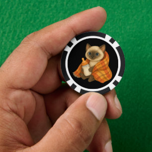 Lot De Jeton De Poker Baby shower d'automne pour Amoureux de les chats