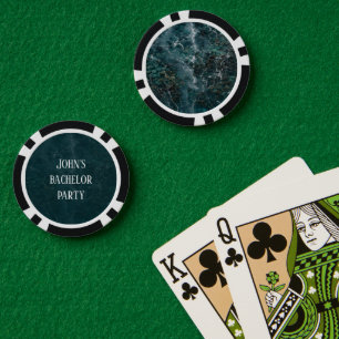 Lot De Jeton De Poker Bachelor & Party personnalisé sur l'océan