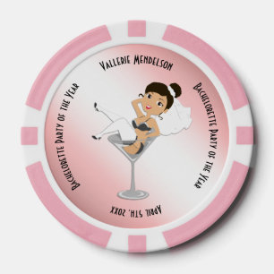 Lot De Jeton De Poker Bachelorette rose de l'année Memento