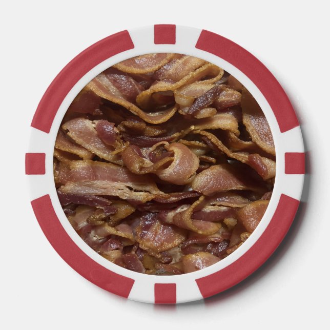 Lot De Jeton De Poker Bacon (Recto)