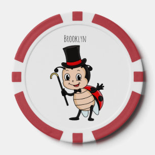 Lot De Jeton De Poker Bébé mignon avec chapeau et dessin animé de cravat