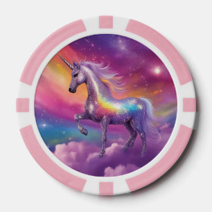 Lot De Jeton De Poker Bijou Tone Cosmique Étincelle Arc-en-ciel Parties 