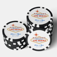 Black Las Vegas Favour de mariage