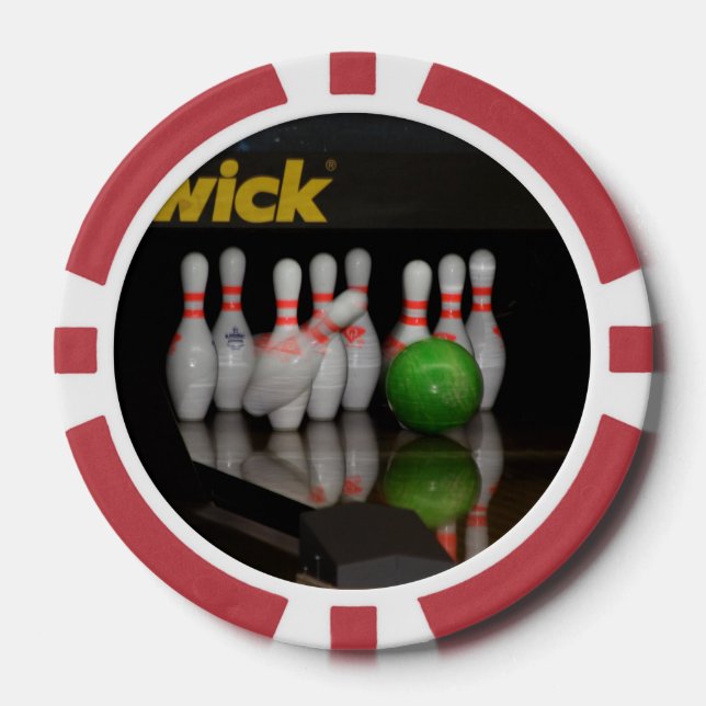 Lot De Jeton De Poker Bowling (Recto)