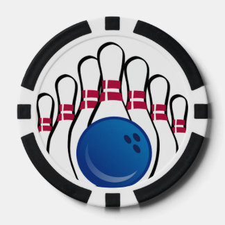 Lot De Jeton De Poker Bowling Design Poker Chips