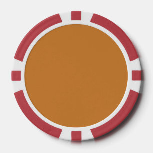 Lot De Jeton De Poker Bronze (couleur solide)