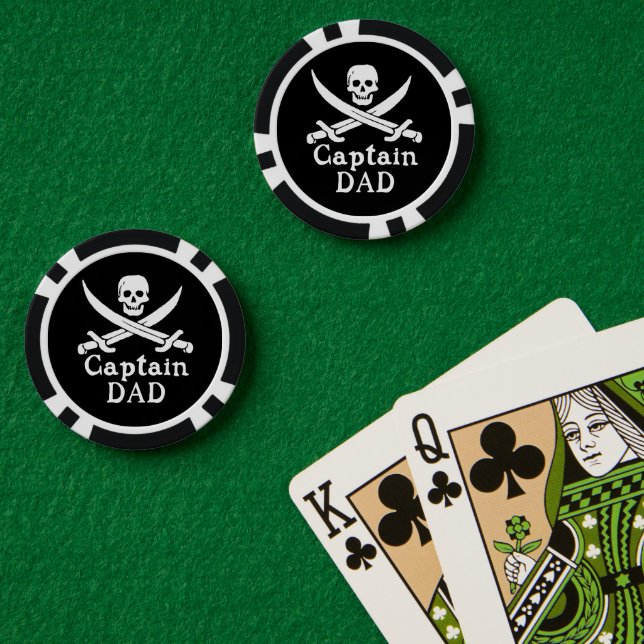 Lot De Jeton De Poker Capitaine Papa - Classique (Table de poker (double))