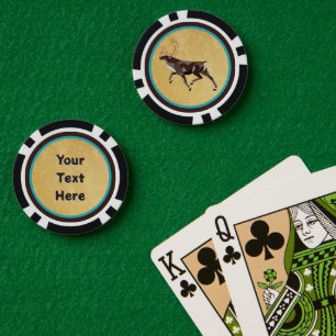 Lot De Jeton De Poker Caribou/Reindeer d'art populaire