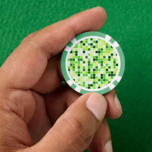 Lot De Jeton De Poker Carrelage de piscine, Carrelage en mosaïque verte,