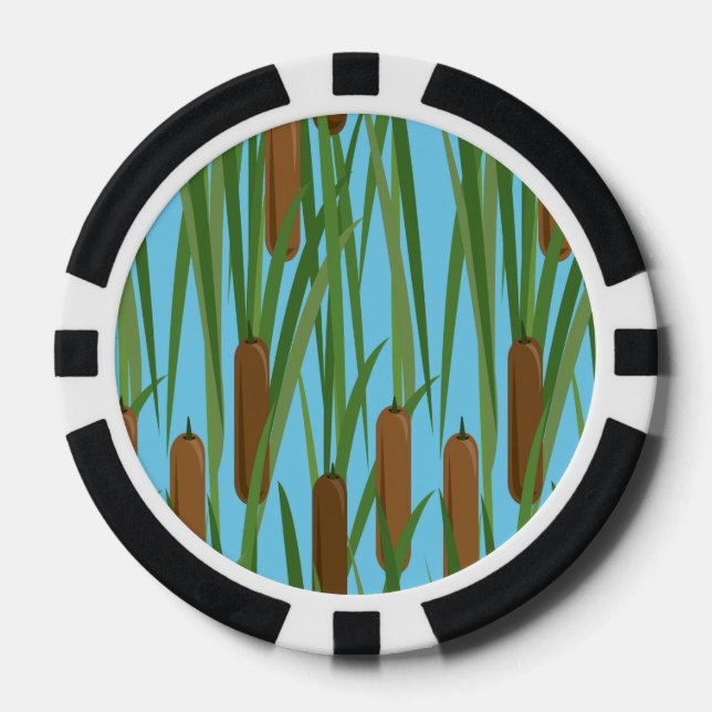 Lot De Jeton De Poker Cattails (Recto)