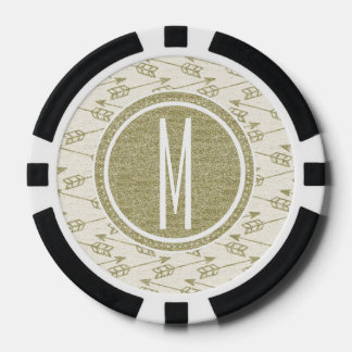 Lot De Jeton De Poker Cercle motif 1 Mono - 4