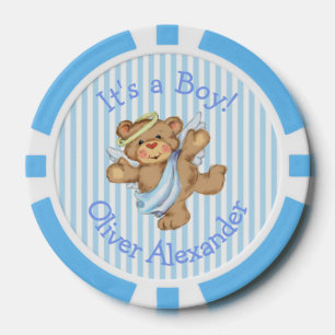 Lot De Jeton De Poker C'est un ours en peluche ange personnalisé pour un