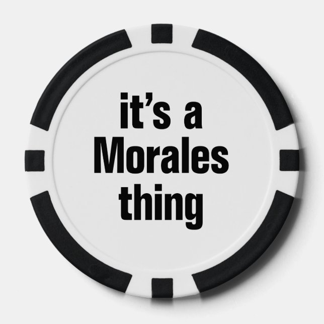Lot De Jeton De Poker c'est une affaire de moral (Recto)