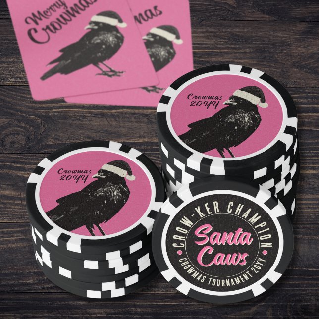 Lot De Jeton De Poker Championnat gothique du Crow Merry Crowmas Crow-ke (No matter if you call it poker or crow-ker, these unique chips will make your table stand out!)