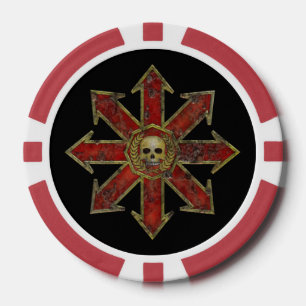 Lot De Jeton De Poker Chaos - Rouge