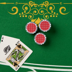 Lot De Jeton De Poker Charme des Fêtes de Noël Motif 02 -