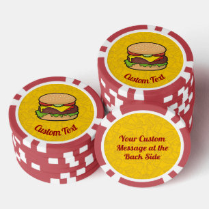 Lot De Jeton De Poker Cheeseburger