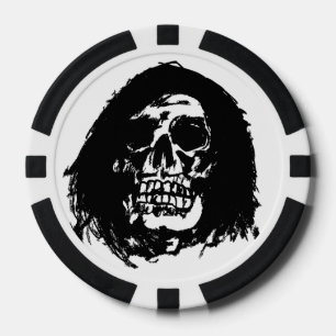 Lot De Jeton De Poker Chip de poker de faucheuse Grim (valeur de '10')