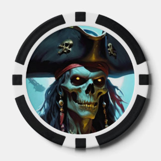 Lot De Jeton De Poker Chip de poker pirate Zombie