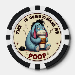 Lot De Jeton De Poker Chips de poker - "Ça va me faire du poop"