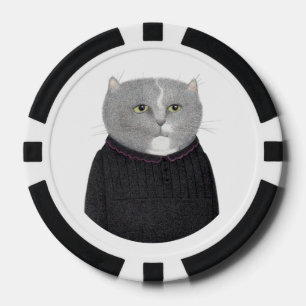 Lot De Jeton De Poker Chips de poker CAT POUR LE MAISON