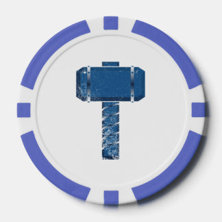 Lot De Jeton De Poker Chips de poker en argile moyenne DAoC, Bleu bord s