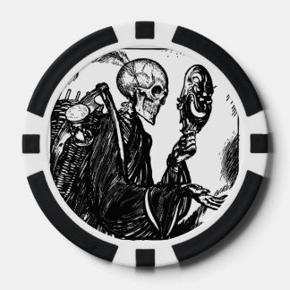 Lot De Jeton De Poker Chips de poker en céramique, Bleu foncé, Bord soli