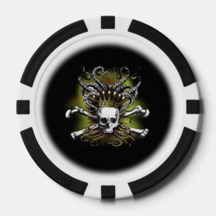 Lot De Jeton De Poker Chips de poker King Squid Skull