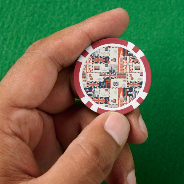 Lot De Jeton De Poker Chips de poker London Post (main)