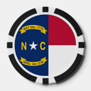Lot De Jeton De Poker Chips de poker patriotique avec Drapeau de Carolin