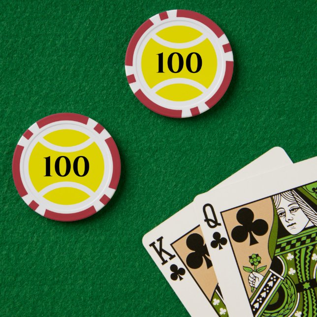 Lot De Jeton De Poker Chips de poker personnalisés avec logo balle de te (Table de poker (double))