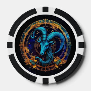 Lot De Jeton De Poker Chips de poker Zodiac Capricorn - Chips d'astrolog