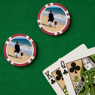 Lot De Jeton De Poker Chips photo poker personnalisés Votre cadeau photo