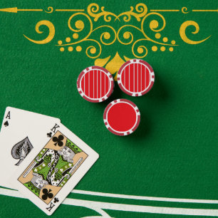 Lot De Jeton De Poker Classique Rouge Métalique Veil Composite