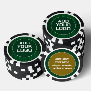 Lot De Jeton De Poker Collection de textures de lin vert or tendance de 