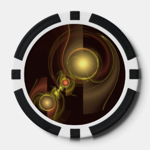 Lot De Jeton De Poker Connexion intime Art Abstrait